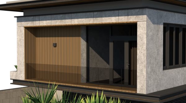 CX Castellated Cladding Random